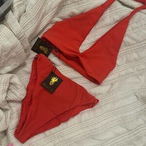 BRAND NEW WITH TAGS Skatie red bikini